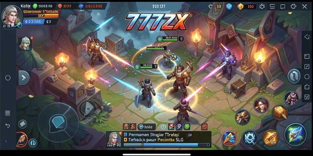 Screenshot yang menampilkan gameplay seru dan strategi dalam 777ZX.