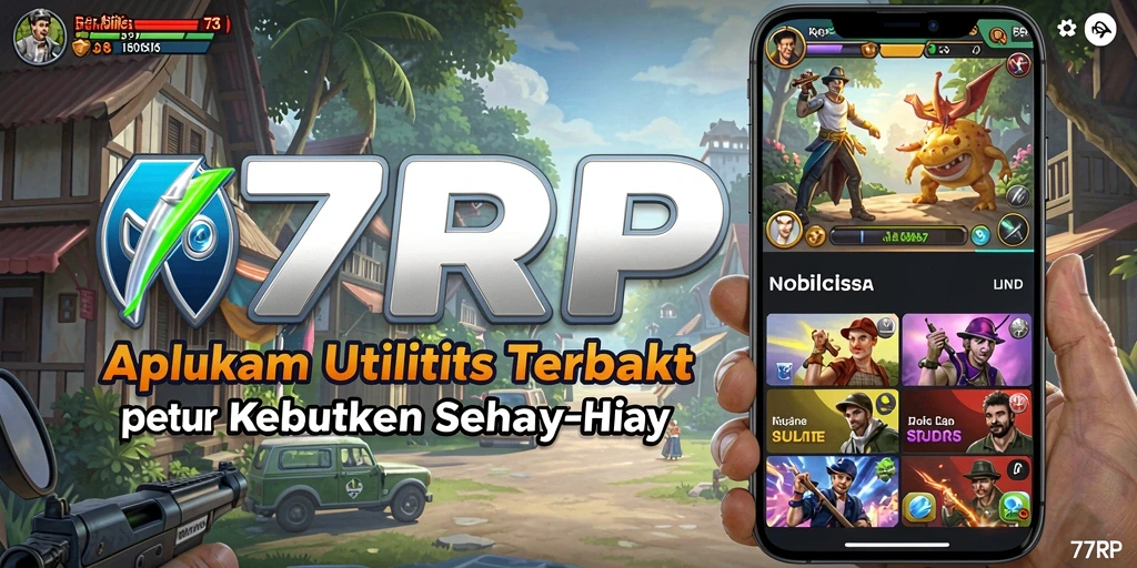 Tampilan utama 77RP yang menunjukkan fitur utilitas yang bermanfaat.