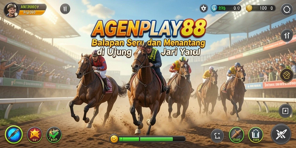Tampilan menarik dari gameplay balapan AGENPLAY88 yang penuh aksi.