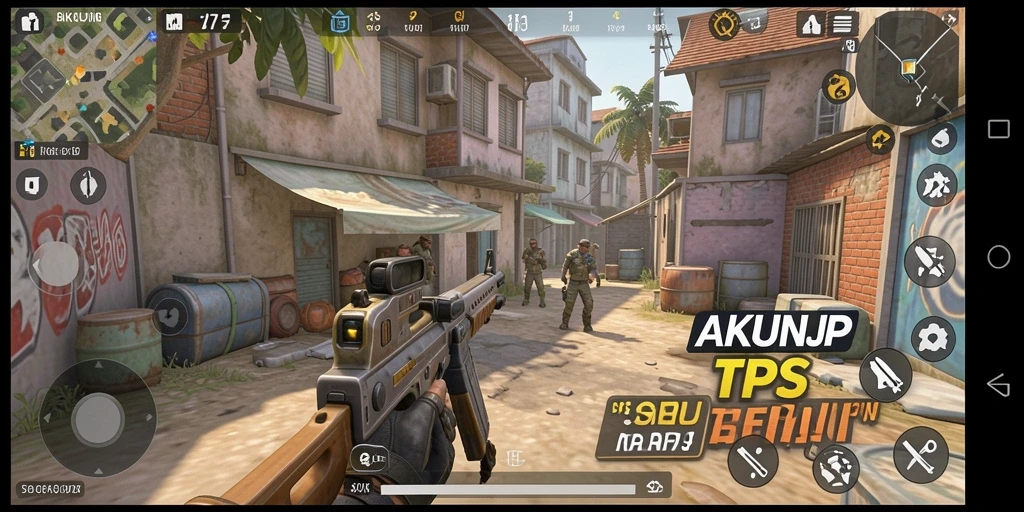 Screenshot gameplay AKUNJP menampilkan aksi seru dan grafis menawan.