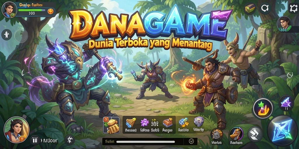 Screenshot gameplay menampilkan eksplorasi dunia terbuka yang luas.