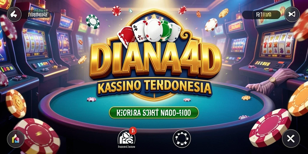Tampilan gameplay menarik dari DIANA4D dengan berbagai pilihan permainan Kasino.