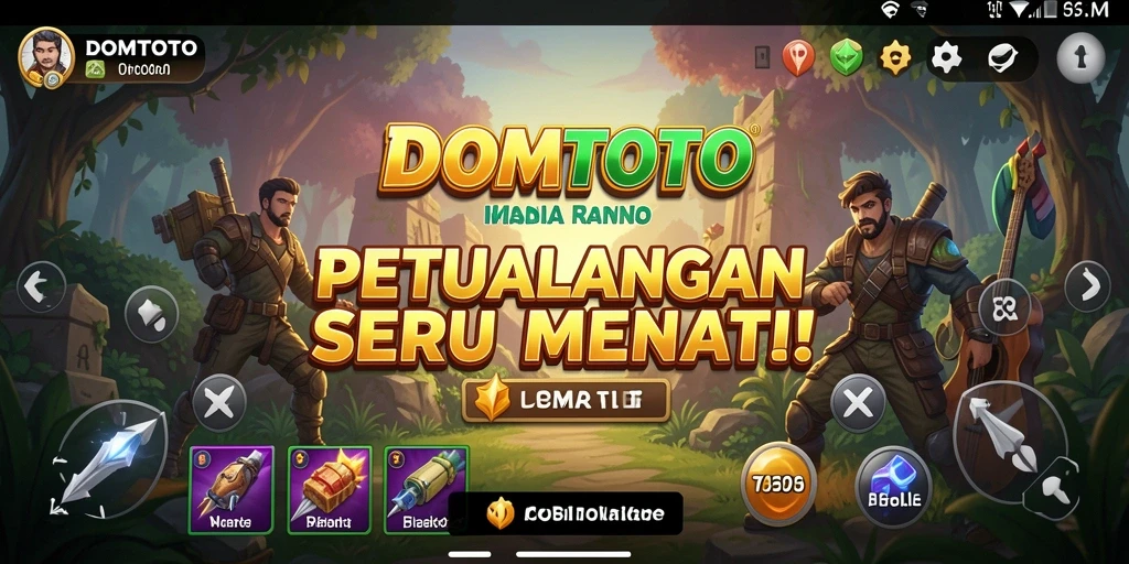 Gameplay seru dan menantang di DOMTOTO.