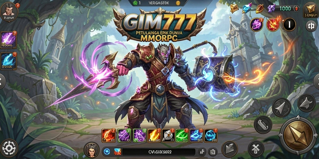 Tampilan gameplay yang mendebarkan dalam GIM777 dengan aksi petualangan.