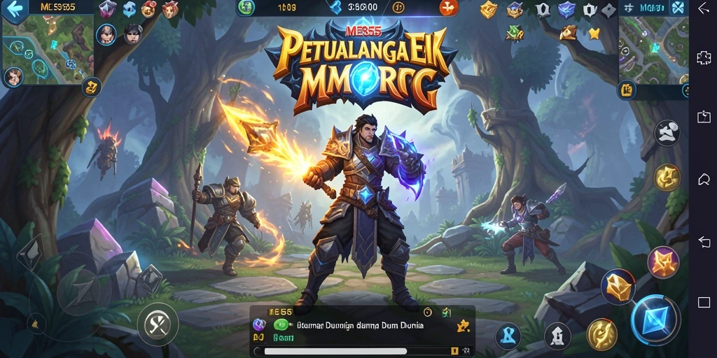 Gameplay ME355 yang menakjubkan dalam dunia MMORPG.