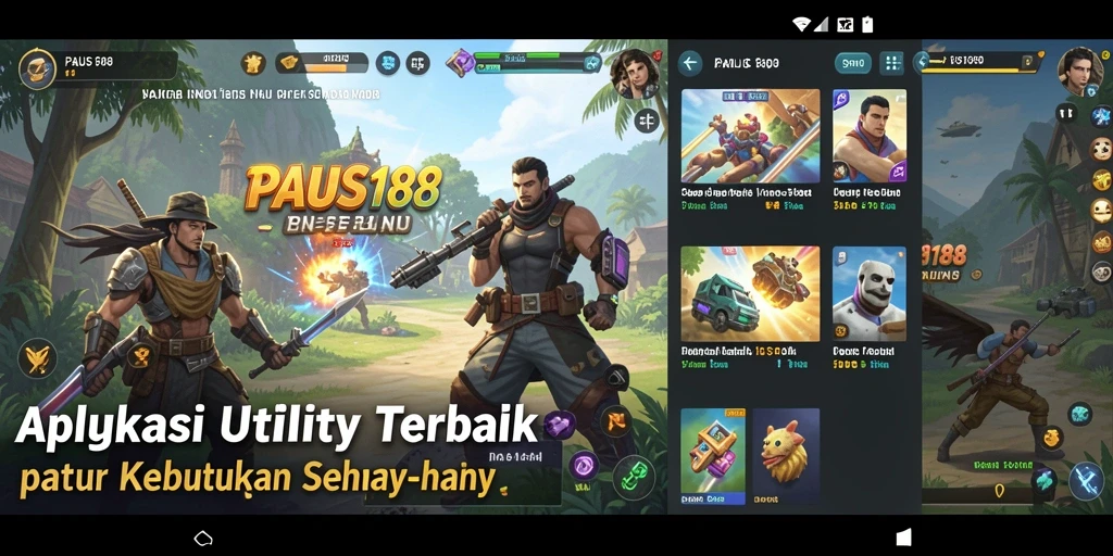 Tampilan antarmuka PAUS188 yang intuitif dan berfungsi.
