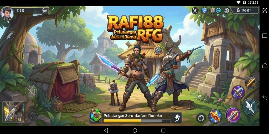 Tampilan gameplay menakjubkan di dunia RPG yang vast.