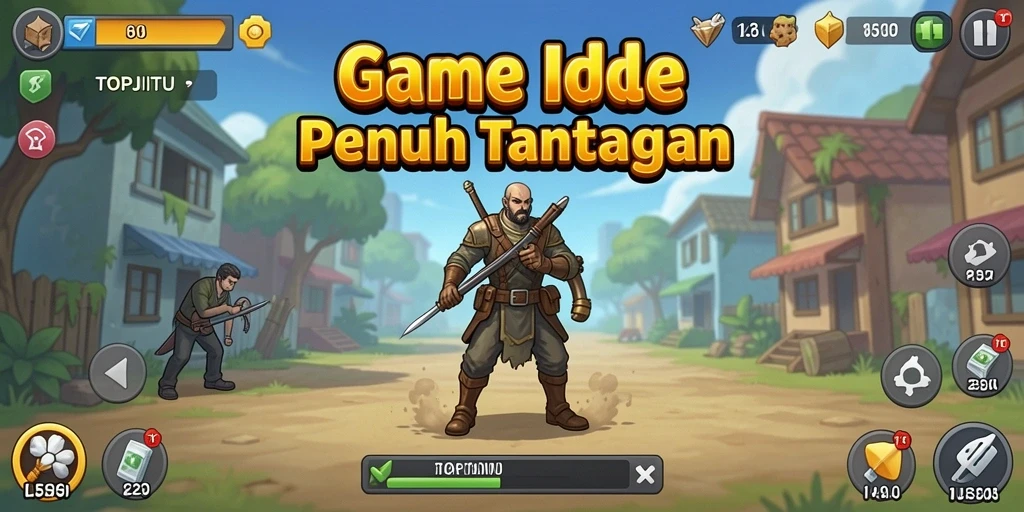 Tampilan gameplay TOPJITU yang menarik dan penuh aksi.