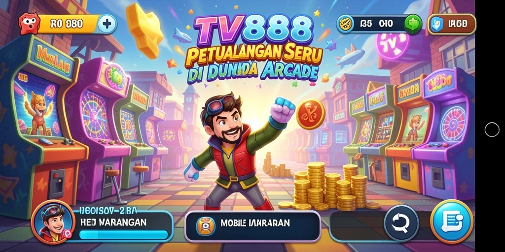 Tampilan gameplay seru di TV888 yang penuh tantangan.