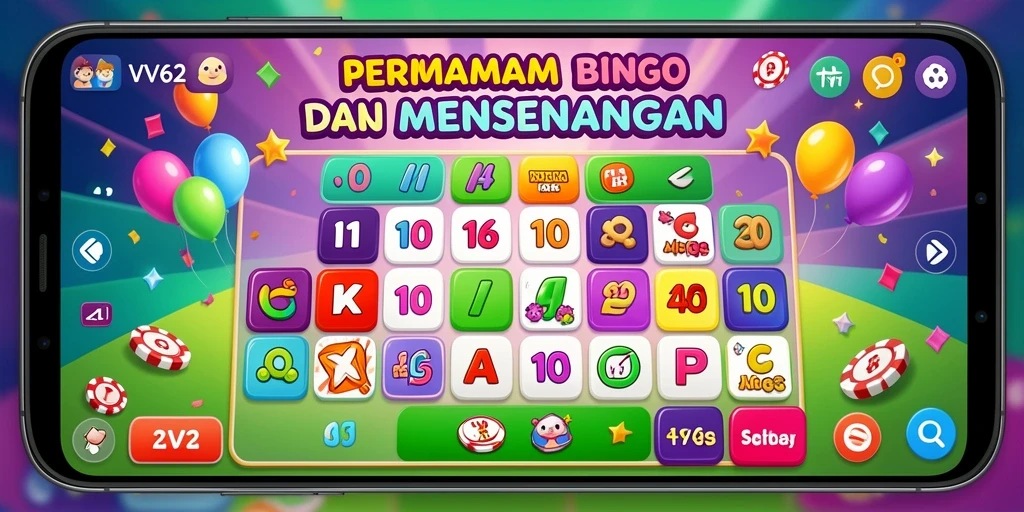 Tampilan gameplay seru dalam permainan Bingo VV62.